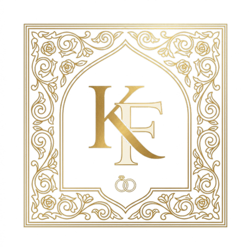 Kaynat and Fazal Wedding Logo